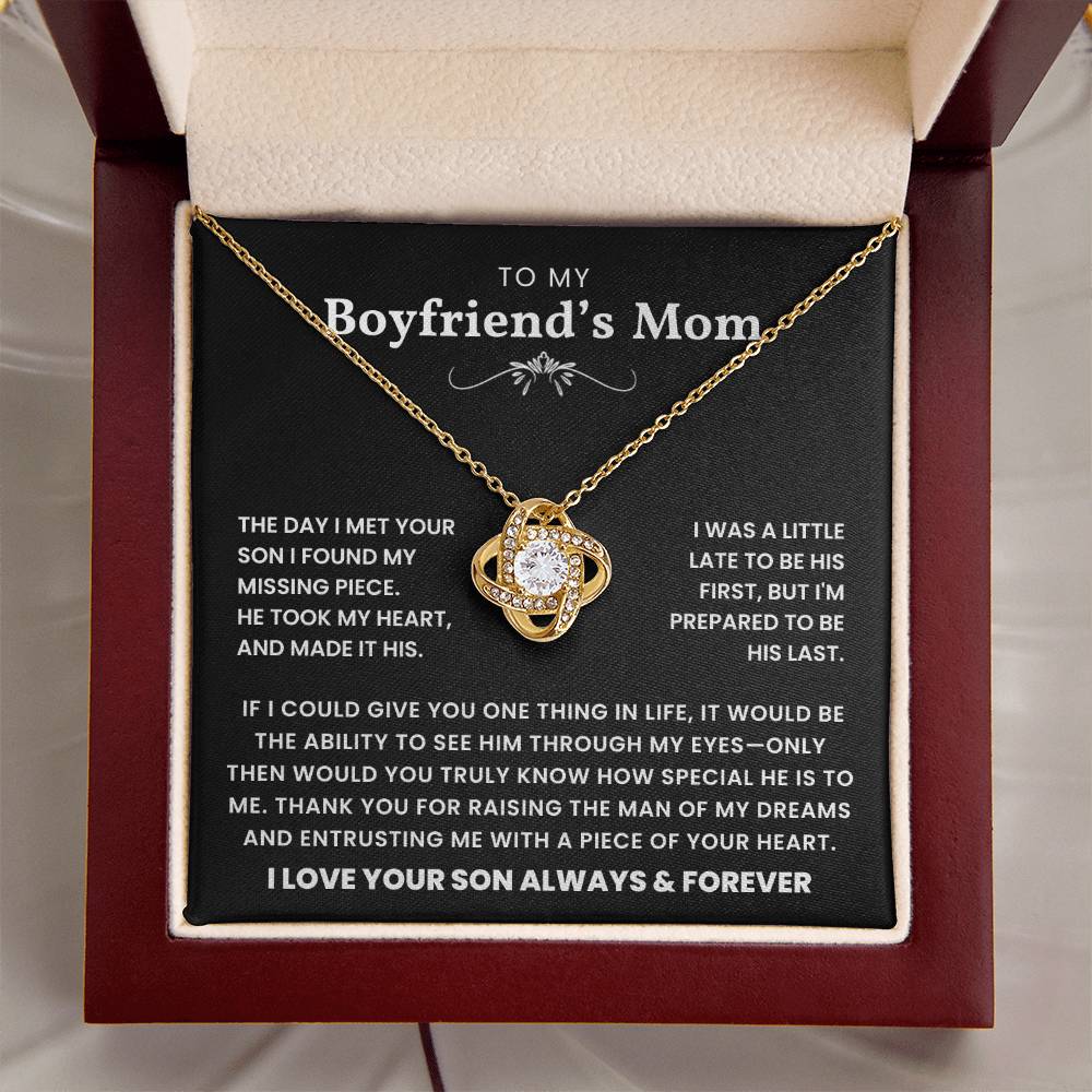 To My Boyfriend's Mom - I'm Prepared To Be His Last - Necklace