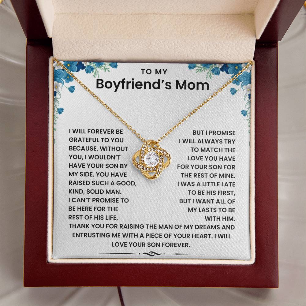 To My Boyfriend's Mom - Necklace Gift Set LUX212