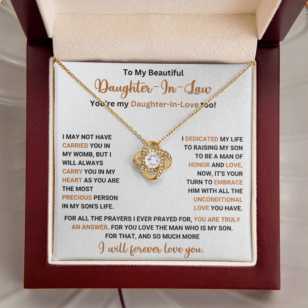 To My Daughter In Law - Gift Set Lux322