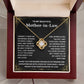Mothers Day gift for Mother In Law - Love Knot Necklace Lux123