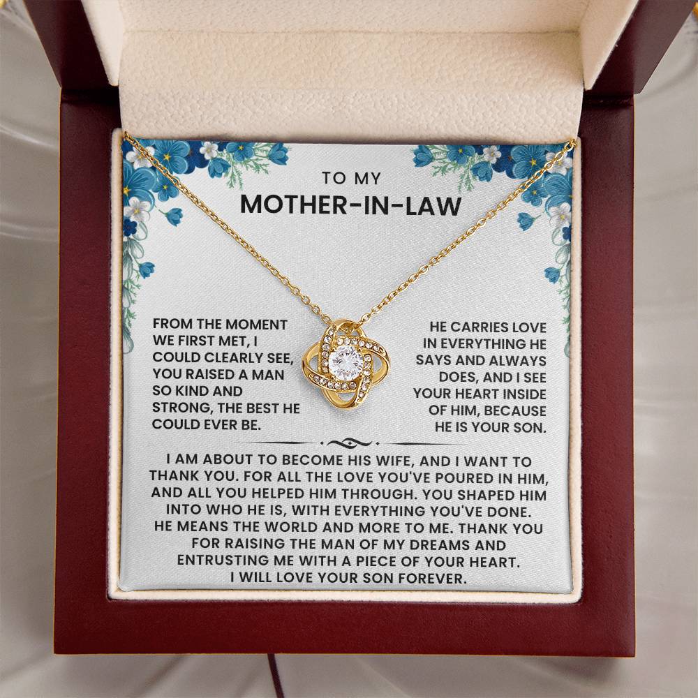 Wedding, Anniversary Gift for Mother-In-Law from Daughter in Law- Necklace