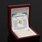 To My Husband's Mom- Loveknot Necklace-All My Lasts To Be With Him