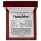 To My Daughter - Love Knot Necklace - I Am Proud Of You