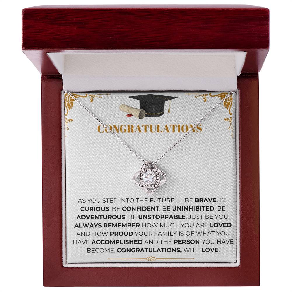 Congratulations- Graduation Necklace For Her -Meaningful Gift