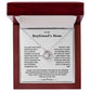 To My Boyfriend's Mom - Thank You For Raising The Man of My Dreams - Necklace