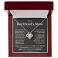 To My Boyfriend's Mom- Loveknot Necklace- I Will Love Your Son Forever