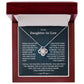 To My Daughter-In-Law- Loveknot Necklace-For All That Prayers