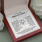 To My Amazing Mom-In-Love-Loveknot Necklace-I Will Forever Be