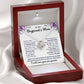 To My Boyfriend'a Mom- Loveknot Necklace-All My Lasts To Be With Him LX322