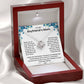 To My Boyfriend's Mom - Thank You for Raising The Man of My Dreams - Necklace Gift Set LX222