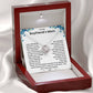 To My Boyfriend's Mom - Necklace Gift Set LUX212