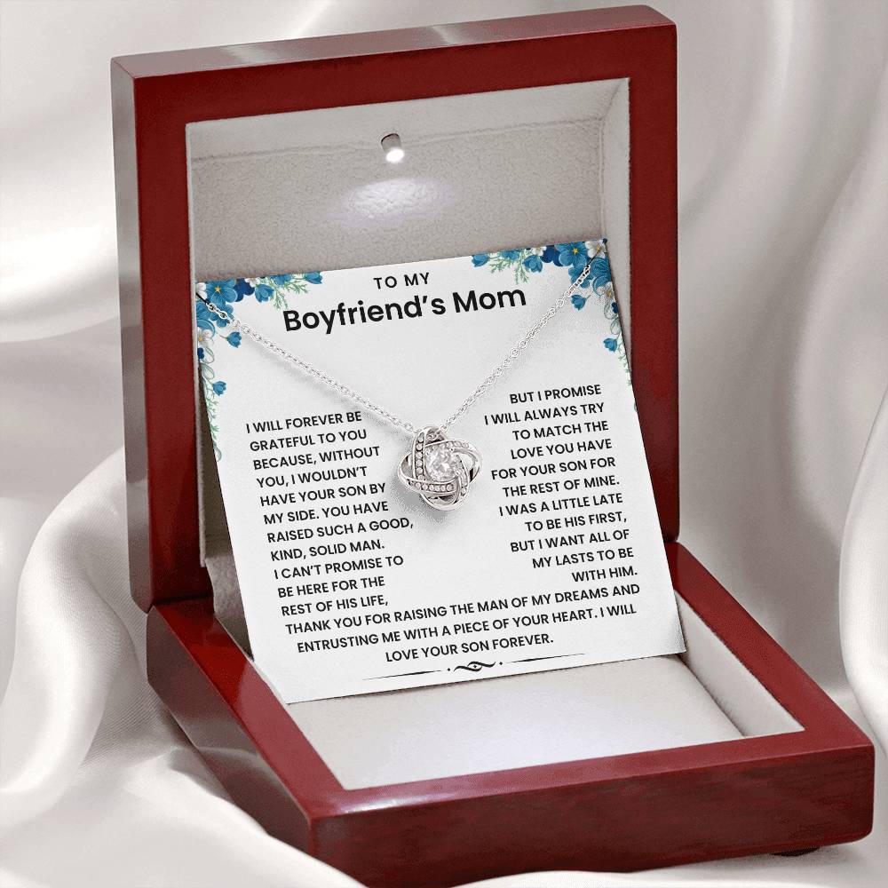 To My Boyfriend's Mom - Necklace Gift Set LUX212