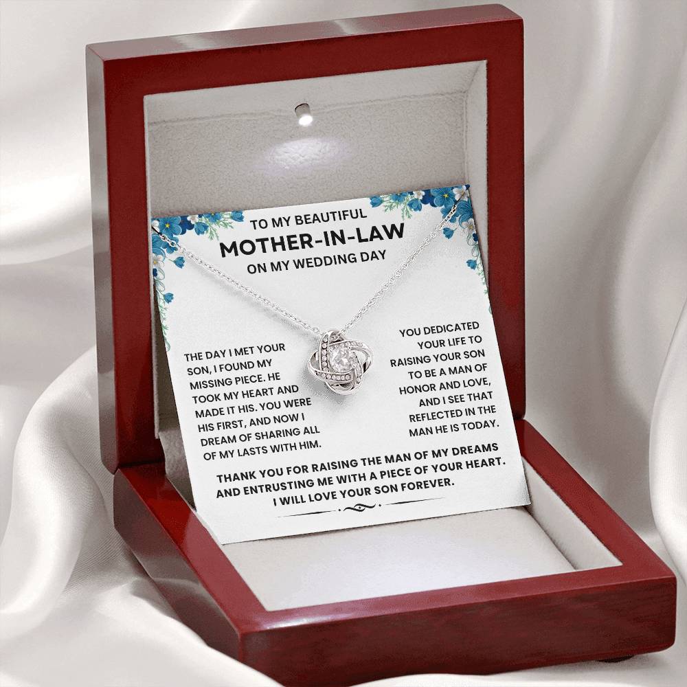 Wedding, Anniversary Gift for Mother-In-Law from Daughter in Law- Necklace Lux321