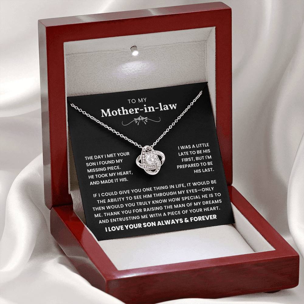 To My Husband's Mom - I'm Prepared To Be His Last - Necklace