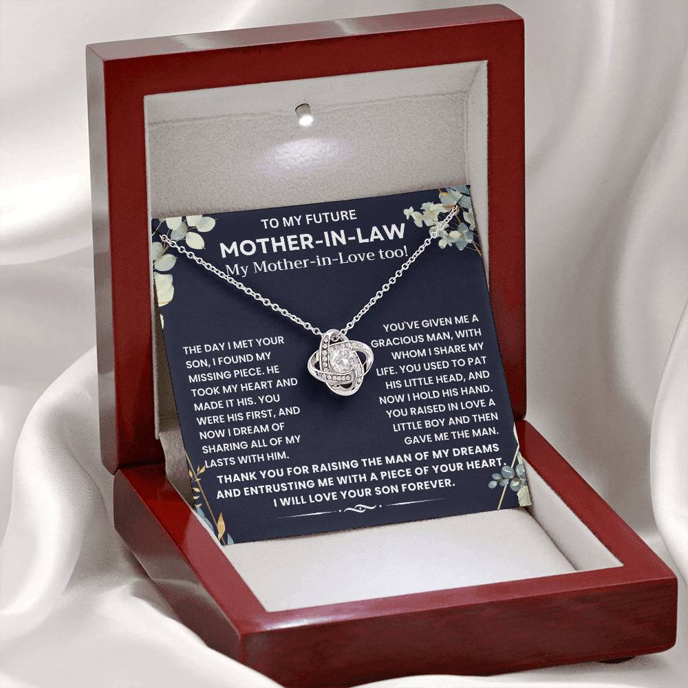 To My Future Mother In Love - Thank You for Raising The Man of My Dreams - Necklace
