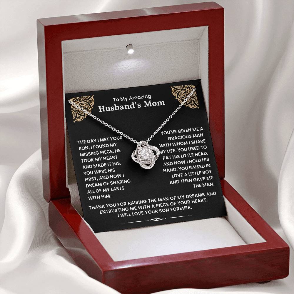Mother's Day Gift for Husband Mom - Mom Gift Necklace Lux002