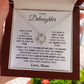 To My Day Daughter-Loveknot Necklace-Not Even Time Will Ever Change That