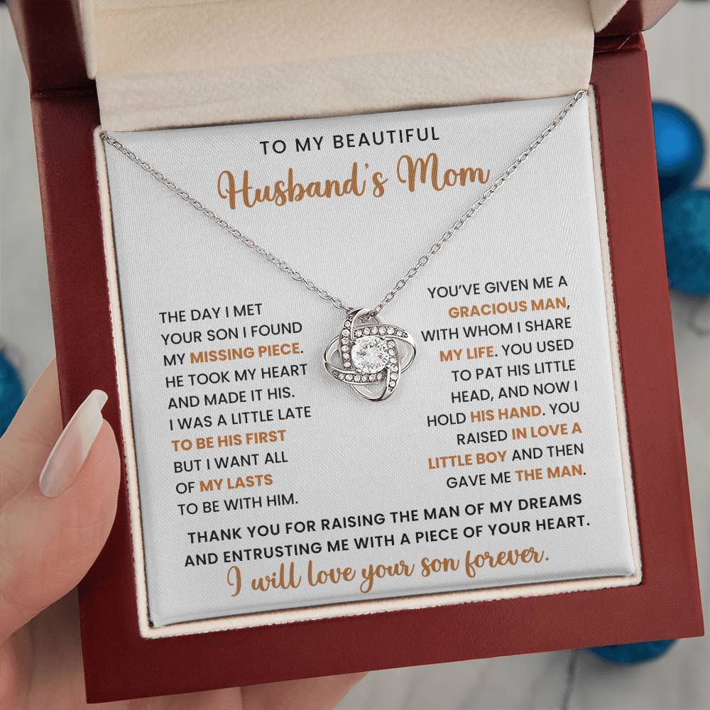 Meaningful Gift for Husband's Mom - Necklace Gift Set