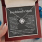 To My Boyfriend's Mom- Loveknot Necklace- I Will Love Your Son Forever