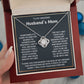 To My Amazing Husband's Mom-Loveknot Necklace