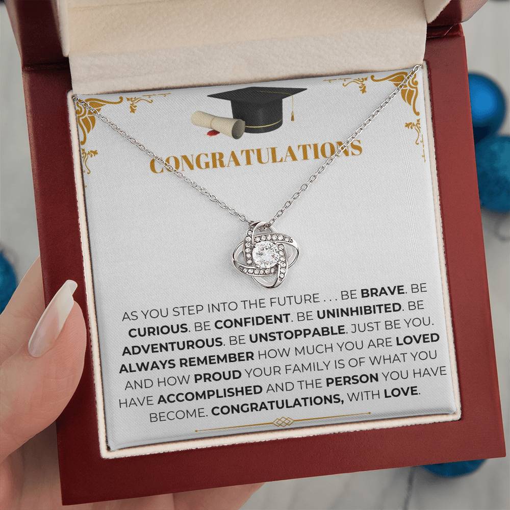 Congratulations- Graduation Necklace For Her -Meaningful Gift