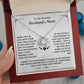 To My Beautiful Husband's Mum- Loveknot Necklace- Mother's Day Gift
