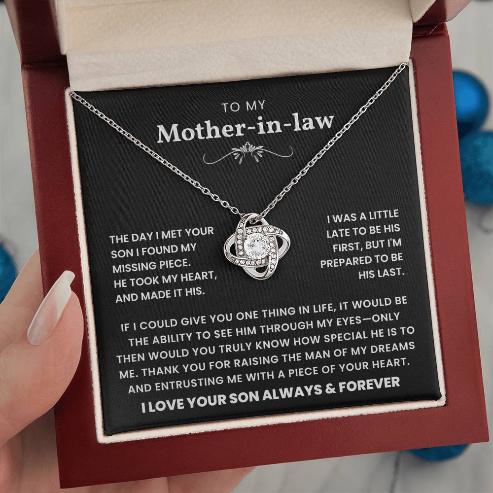 To My Husband's Mom - I'm Prepared To Be His Last - Necklace