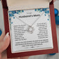 To My Husband's Mom- Loveknot Necklace-All My Lasts To Be With Him