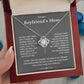To My Boyfriend's Mom-Loveknot Necklace-Thank You For Raising