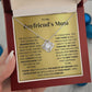 To My Boyfriend's Mom- Loveknot Necklace-Love Your Son Forever