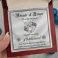 Award Of Honor- Loveknot Necklace For Bridesmaid