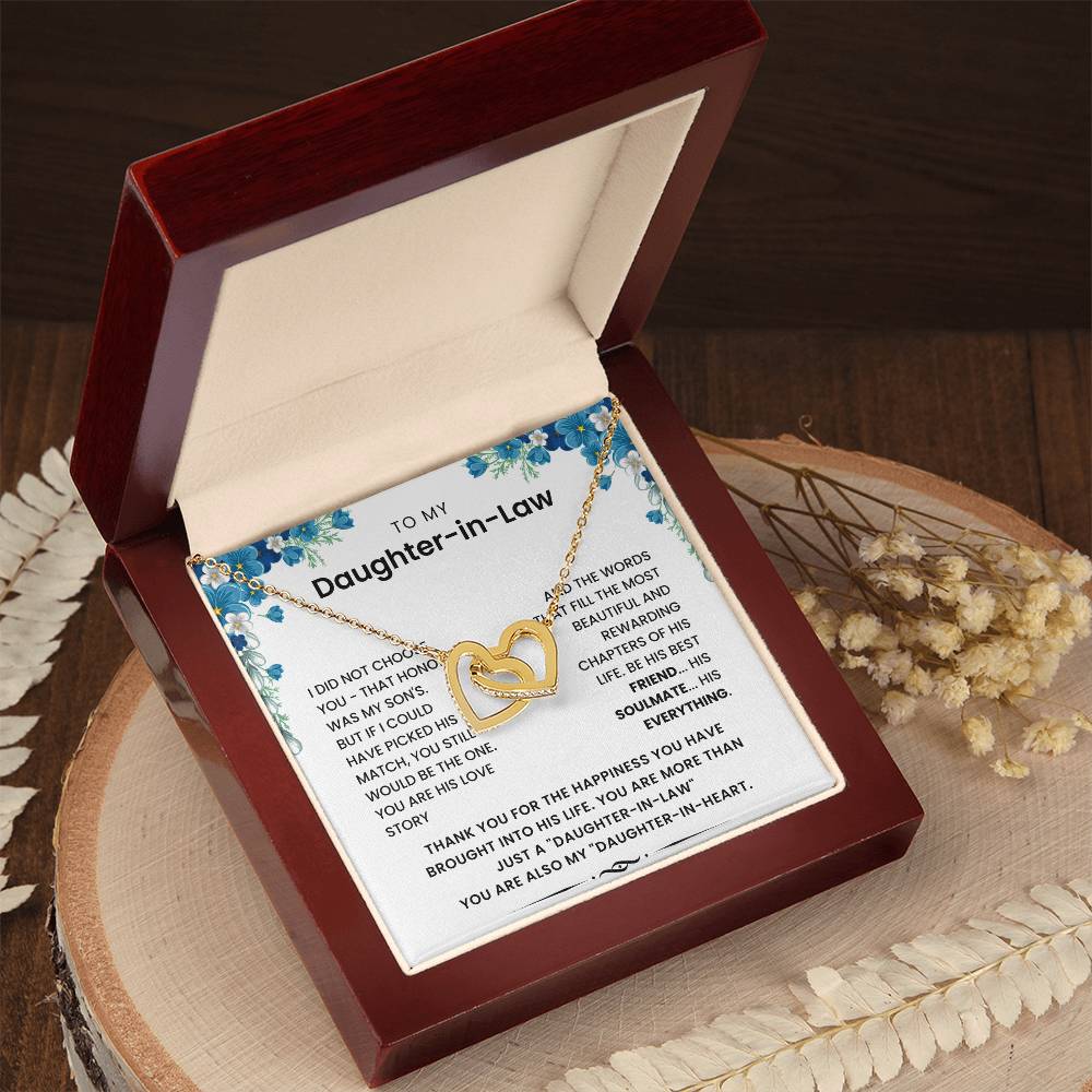 To My Daughter In Law - Thank Your The Happiness You Have Brought Into His Life - Necklace