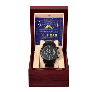 Best Man-World's Greatest-Metal Chronograph Watch