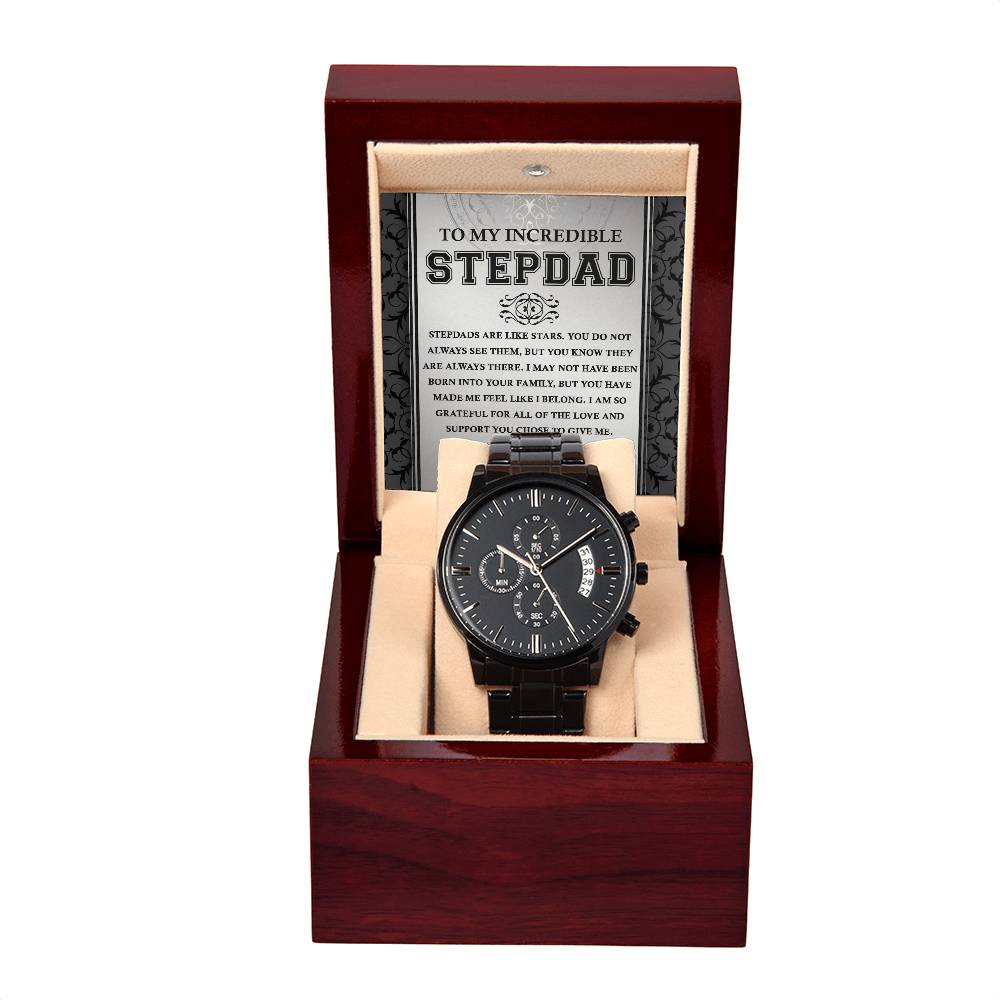 Stepdad-A Bright Spot-Metal Chronograph Watch