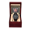 Father-Walk Of Fame-Metal Chronograph Watch