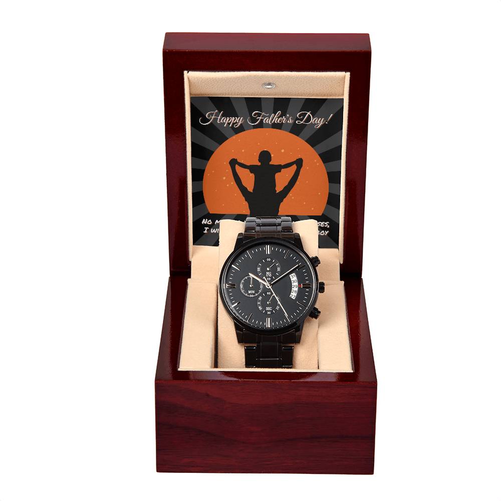 Dad-Your Little Boy-Metal Chronograph Watch