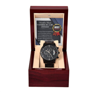 Father-in-Law-The World Award-Metal Chronograph Watch