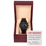 Groomsman-VIP Mission-Metal Chronograph Watch