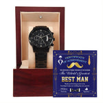 Best Man-World's Greatest-Metal Chronograph Watch