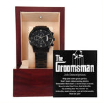 Groomsman-Job Description-Metal Chronograph Watch