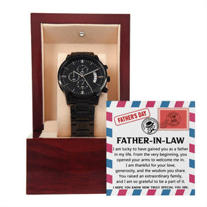 Father-in-law-As A Father-Metal Chronograph Watch