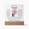 To My Wife - Never Forget That I Love You - Square Acrylic Plaque