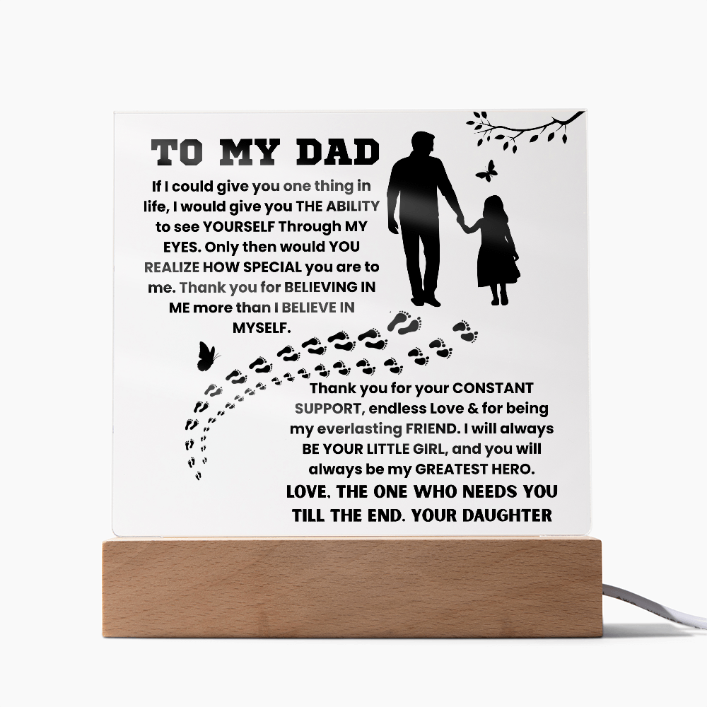Best Fathers Day Gift for The Dad - Fathers Day Acrylic for Dad