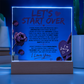 Let's Start Over Acrylic Gifts - Meaningful Sorry Gift