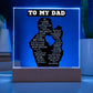 Fathers Day Gift From Daughter - Acrylic Fathers Day Gift for Dad