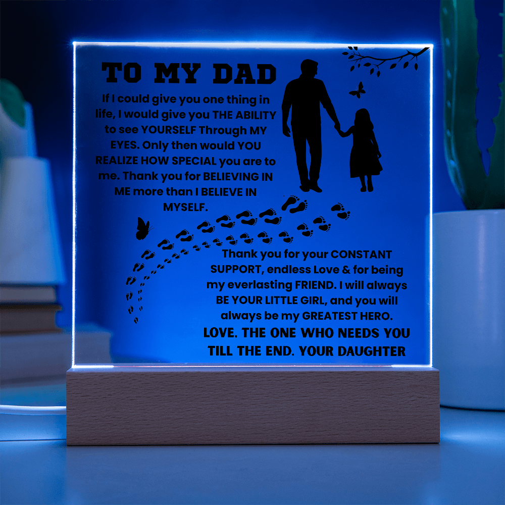 Best Fathers Day Gift for The Dad - Fathers Day Acrylic for Dad