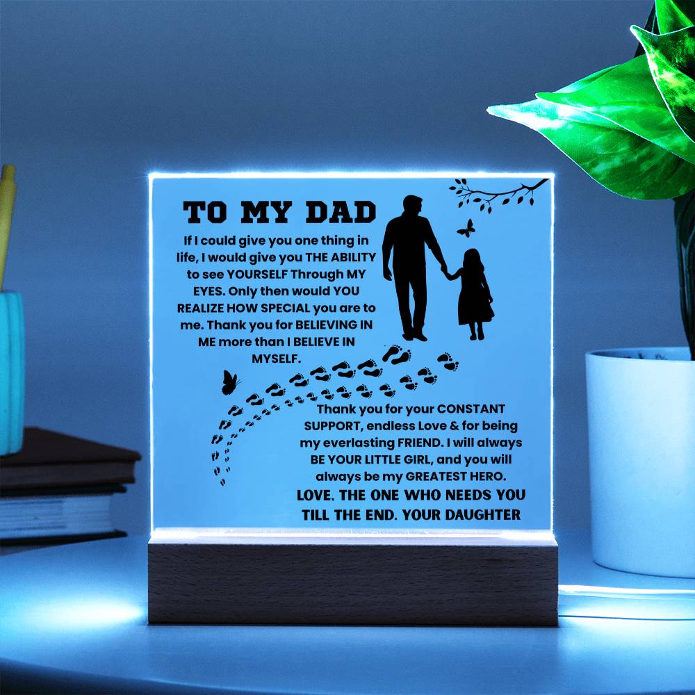 Best Fathers Day Gift for The Dad - Fathers Day Acrylic for Dad
