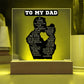 Fathers Day Gift From Daughter - Acrylic Fathers Day Gift for Dad