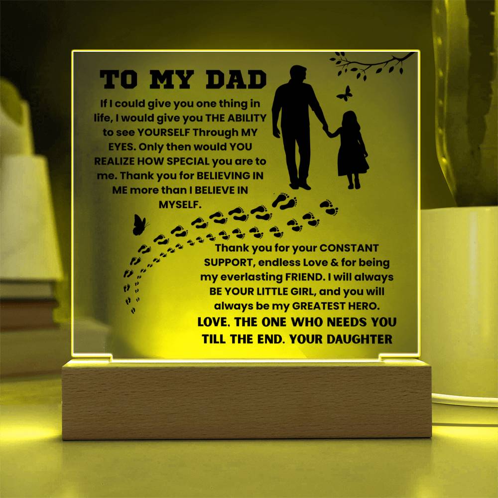 Best Fathers Day Gift for The Dad - Fathers Day Acrylic for Dad