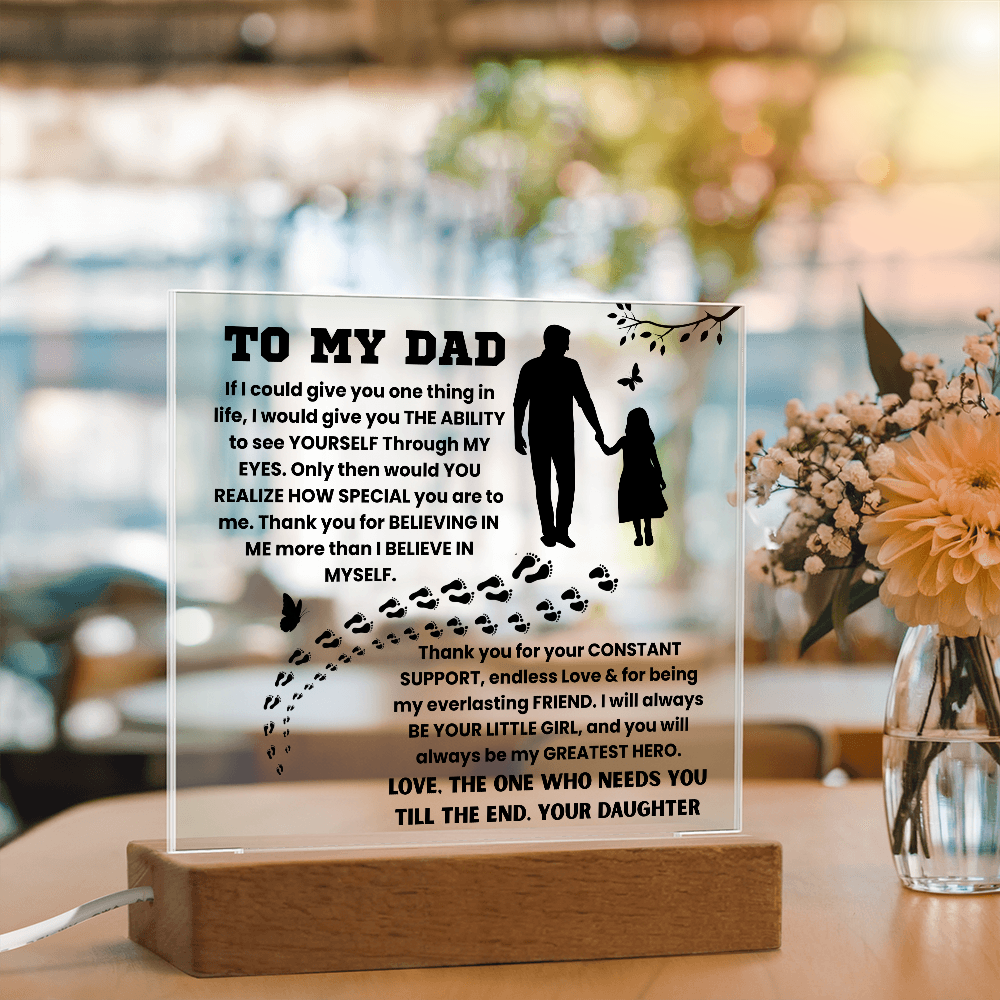 Best Fathers Day Gift for The Dad - Fathers Day Acrylic for Dad